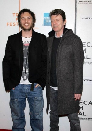 David Bowie and son Duncan David Bowie and son Duncan