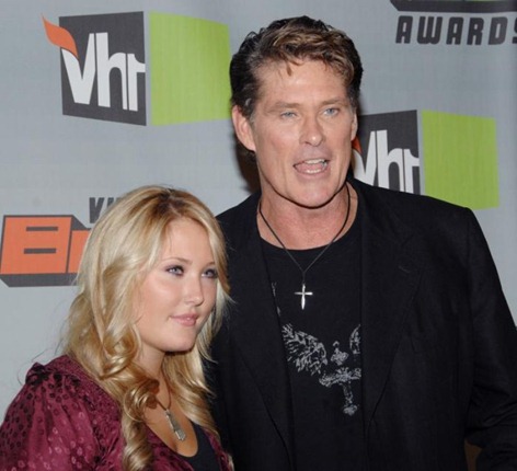 David Hasselhoff and daughter Hayley David Hasselhoff and daughter Hayley