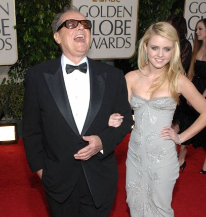 Jack Nicholson with daughter Lorraine Jack Nicholson with daughter Lorraine