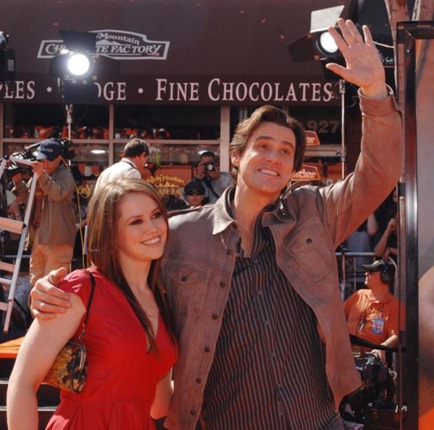 Jim Carrey and his Daughter Jane Jim Carrey and his Daughter Jane