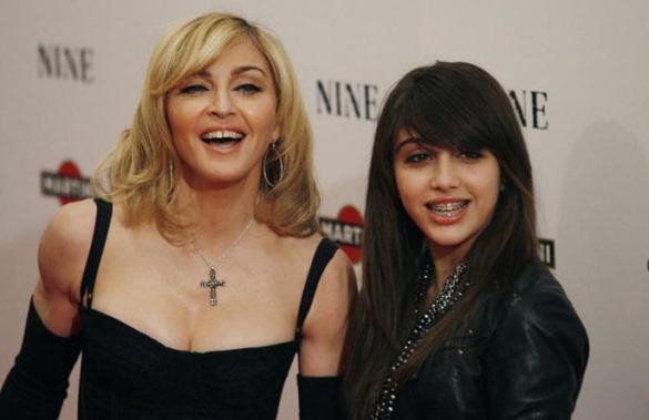Madonna and her daughter Lourdes Madonna and her daughter Lourdes