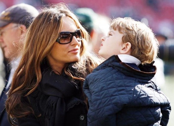 Melania Trump and her son Baron Melania Trump and her son Baron