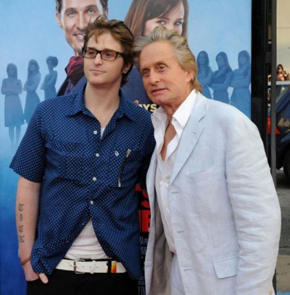 Michael Douglas and son Cameron Michael Douglas and son Cameron