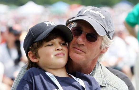 Richard Gere and son Gomer Richard Gere and son Gomer