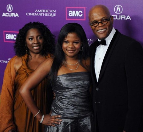 Samuel L. Jackson and his daughter Zoey Samuel L. Jackson and his daughter Zoey