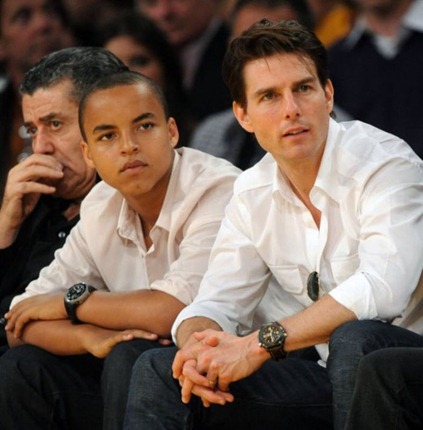 Tom Cruise and son Connor Tom Cruise and son Connor