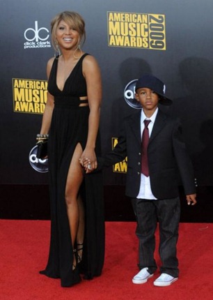 Toni Braxton and her son Toni Braxton and her son