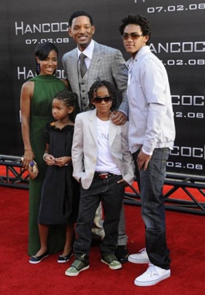 Will Smith and his family Will Smith and his family